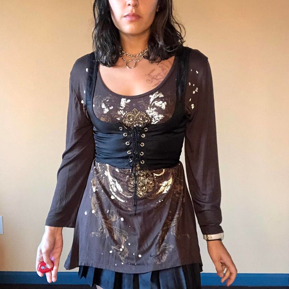 Grungefairy tattoo top - Picture 1 of 4